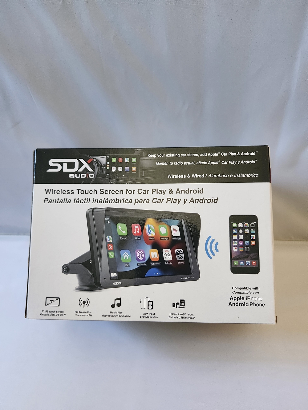 Black Wireless Touch Screen Adapter Car Play Android Brand New Sony Pioneer